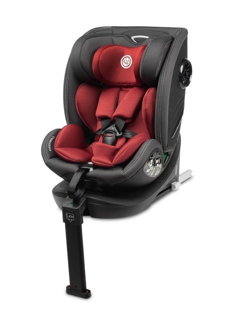 Caretero, Fortis i-Size, fotelik samochodowy, 40-150 cm, burgundy