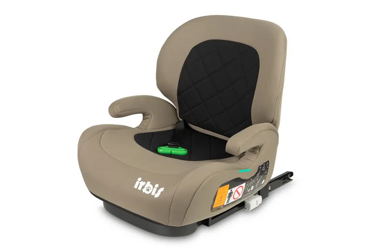 Caretero, Irbis, fotelik samochodowy, podstawka, i-Size, beige, 125-150 cm