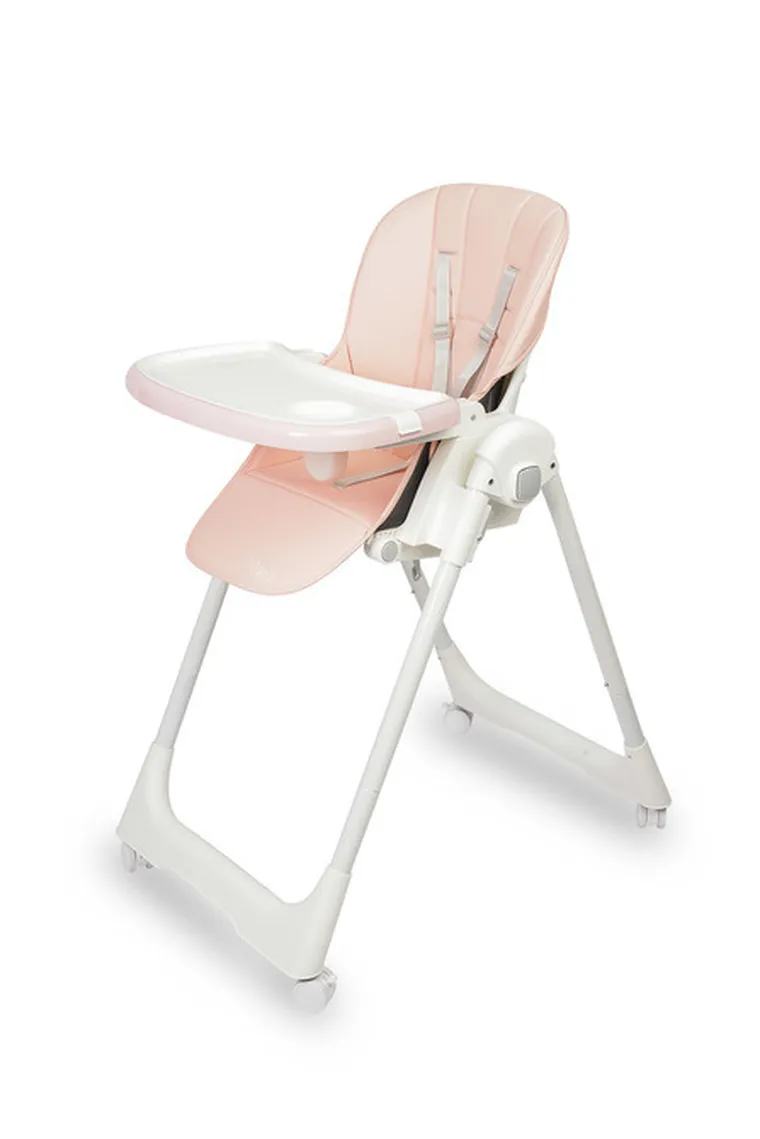 Caretero, krzesełko do karmienia, megalo pink