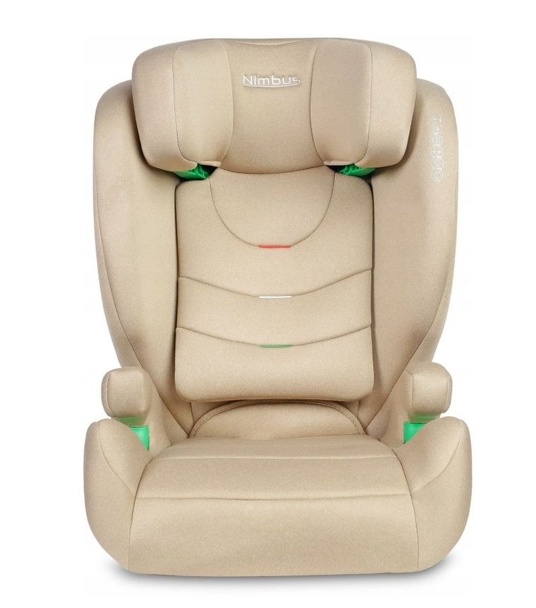 Caretero, Nimbus i-Size, fotelik samochodowy, podstawka, camel, 100-150 cm