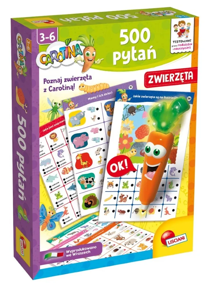 Carotina, 500 pytań, Zwierzęta, gra interaktywna