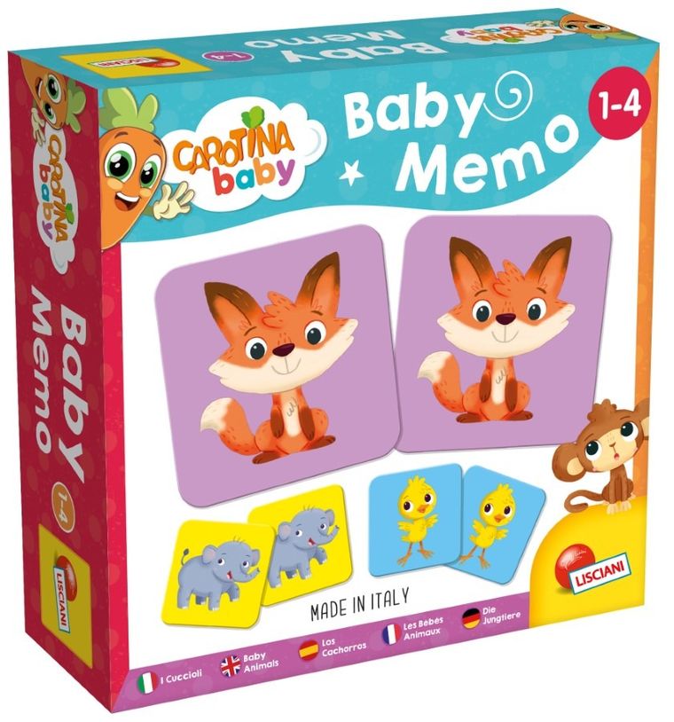 Carotina Baby, Memo, Puppies, puzzle