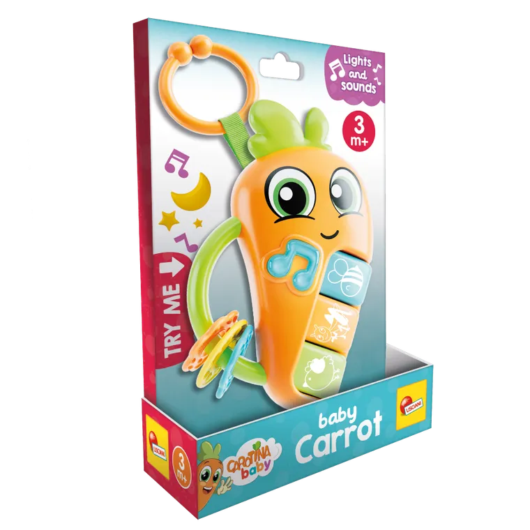 Carotina Baby, pianinko z grzechotką, Carotina