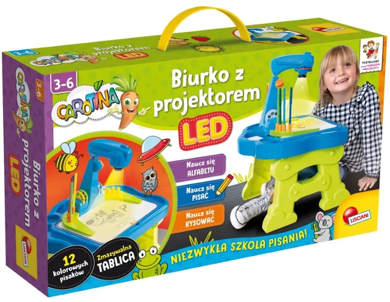 Carotina, biurko z projektorem LED