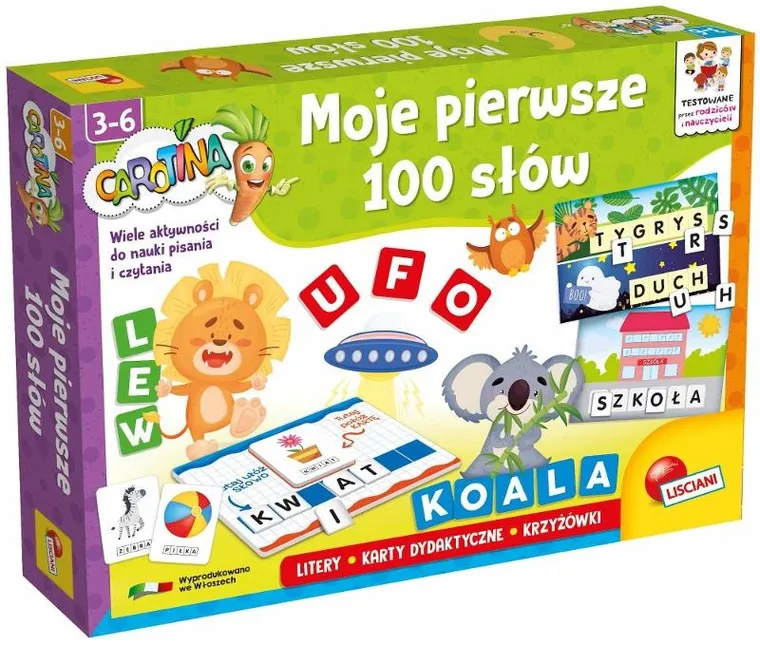 Carotina, Moje pierwsze 100 słów, gra edukacyjna