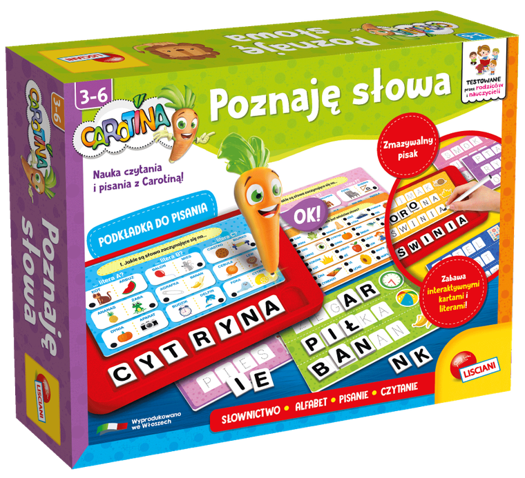 Carotina, Poznaję słowa, gra edukacyjna
