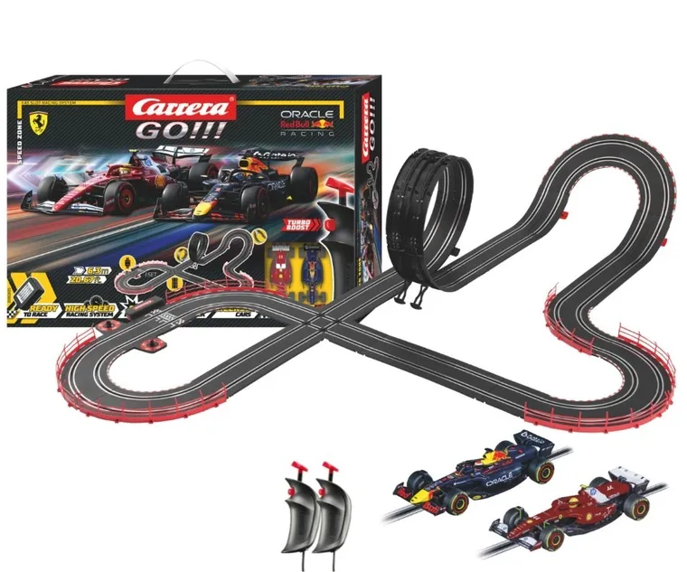 Carrera Go, Speed Zone, tor wyścigowy z pojazdami, 6,3m