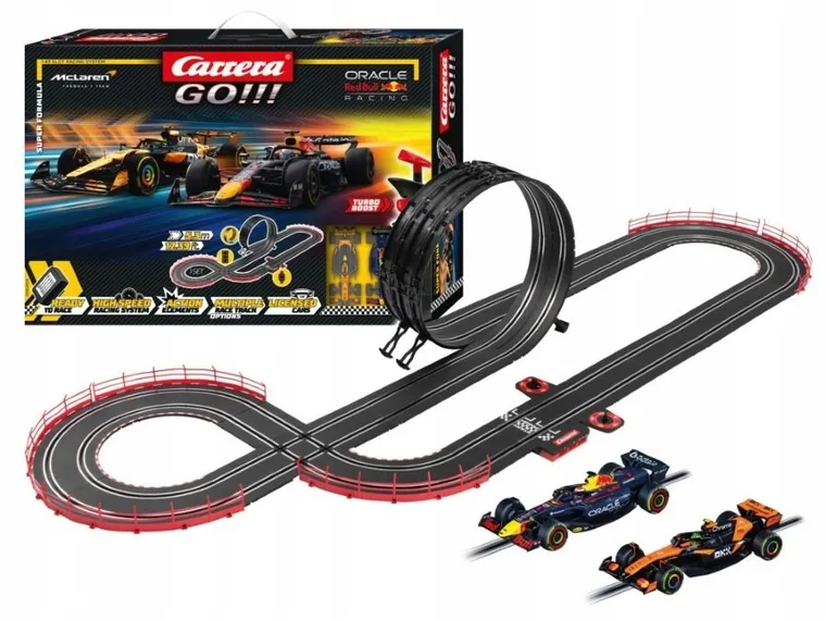 Carrera Go, Super Formula, tor wyścigowy z pojazdami, 1:43, 4,3m
