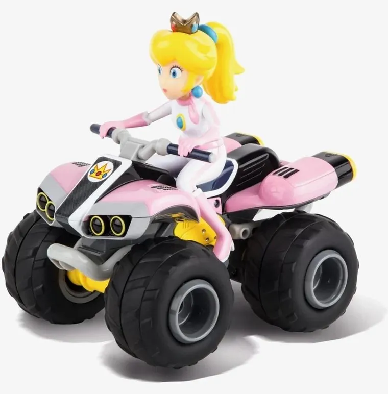 Carrera, Quad Mario, księżniczka, Peach, pojazd zdalnie sterowany, 2, 4GHz, 1:20
