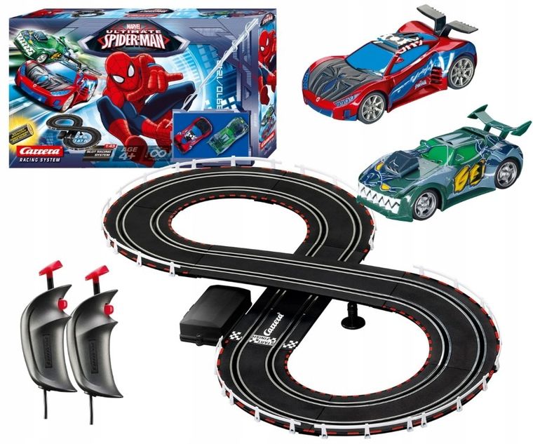 Carrera, Spider-Man, tor wyścigowy z pojazdami, 2,4 m