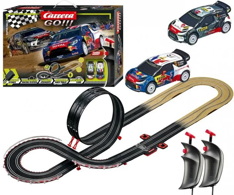 Carrera, Super Rally, tor wyścigowy z pojazdami, 4,9 m
