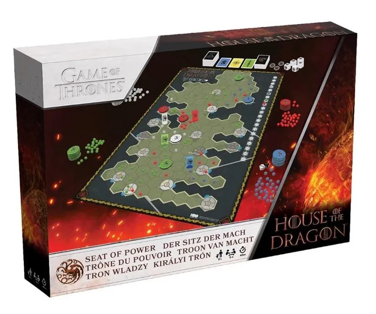 Cartamundi, House of the dragon, Tron władzy, gra strategiczna