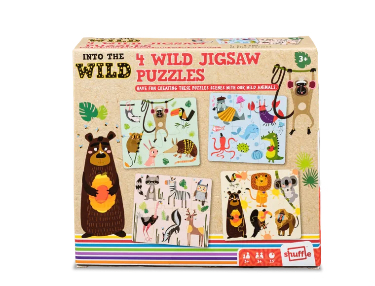 Cartamundi, Into the Wild, Puzzles, 4 układanki