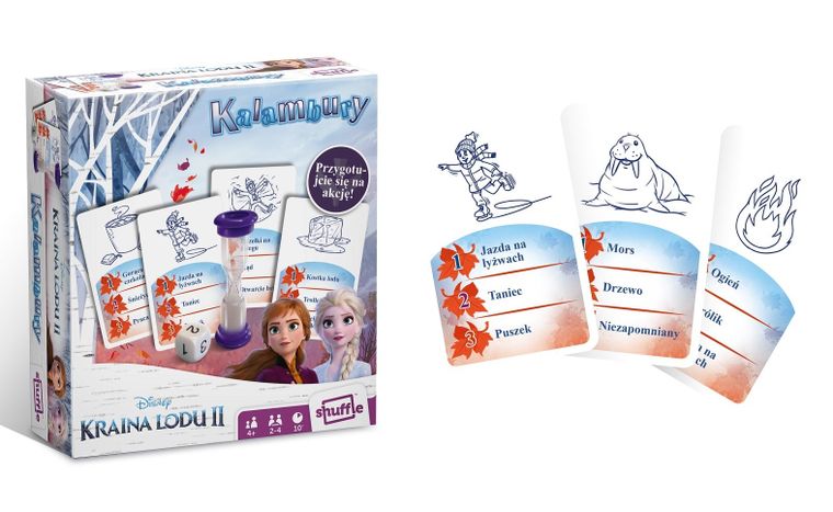 Cartamundi, Kraina Lodu 2, Kalambury, gra planszowa