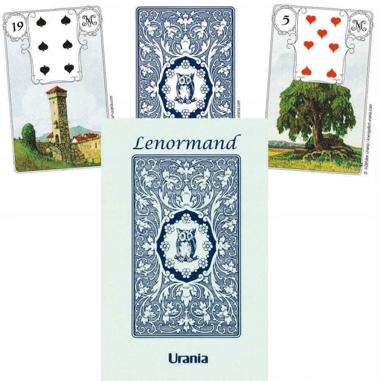 Cartamundi, Mlle Lenormand, karty tarota, Blue Owl
