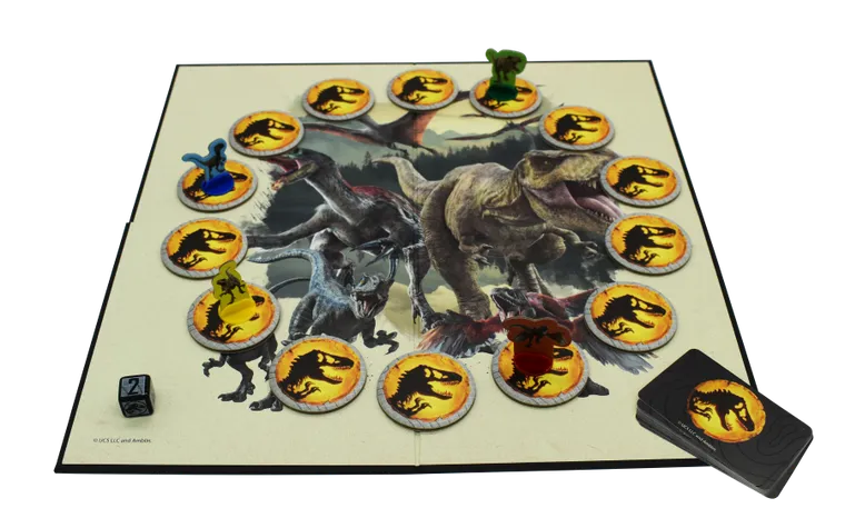 Cartamundi, Modern Classics, Jurassic World, Dino Chase, gra planszowa