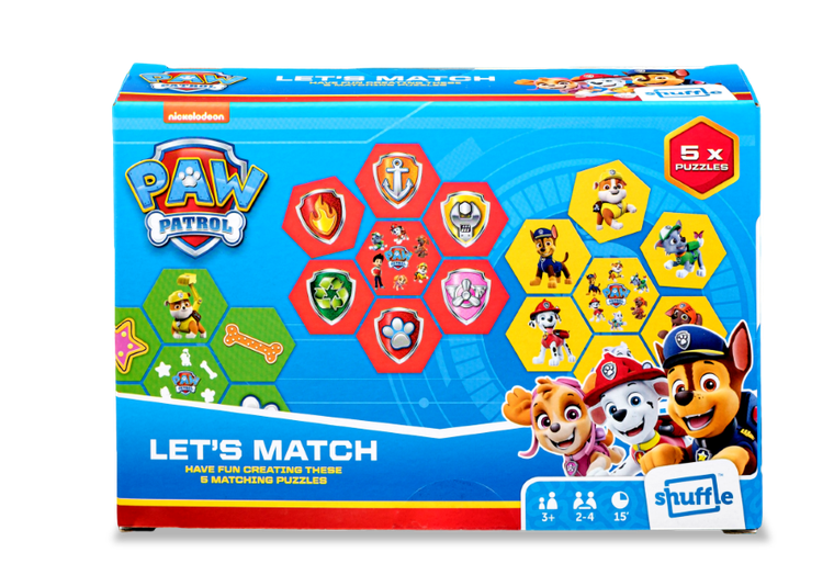 Cartamundi, Psi Patrol, Let's Match, gra logiczna