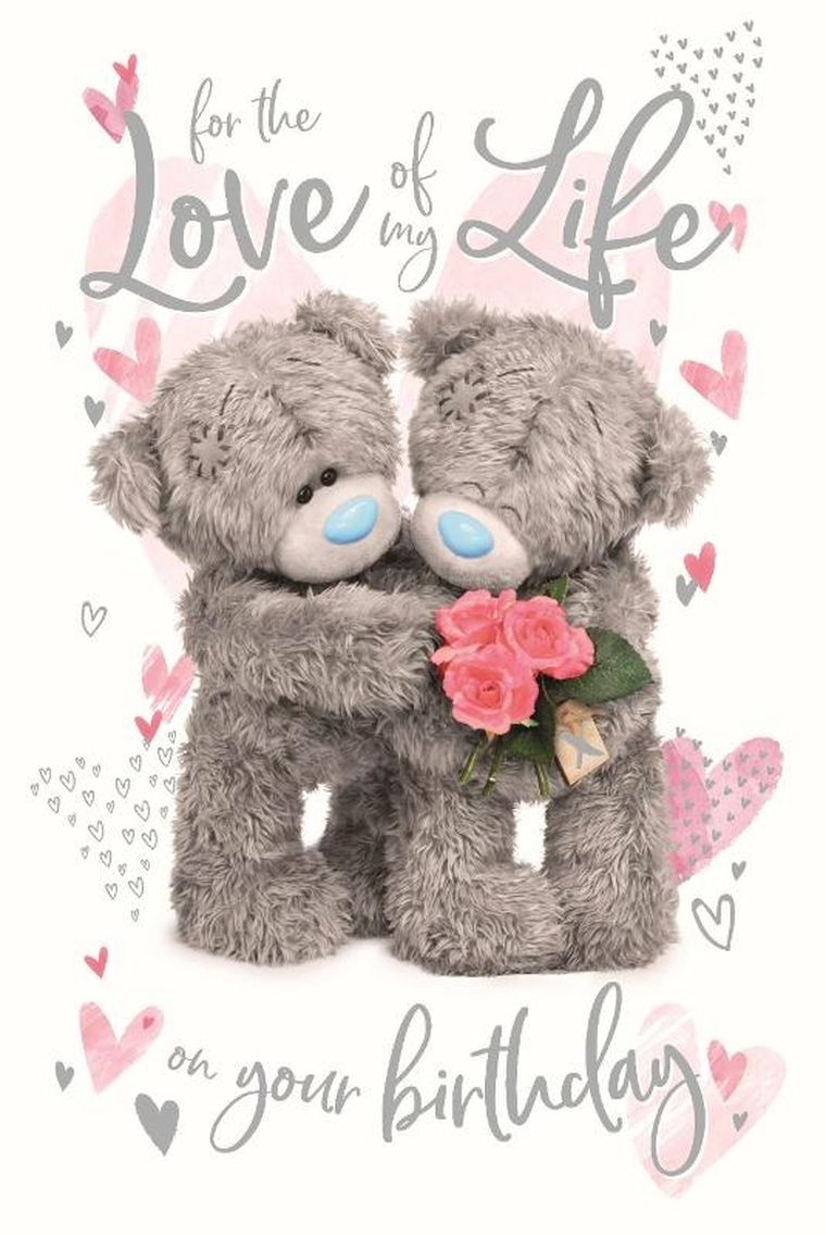 Carte Blanche, Greetings, karnet urodzinowy 3D, For The Love of my Life on Your Birthday, 228-152 cm