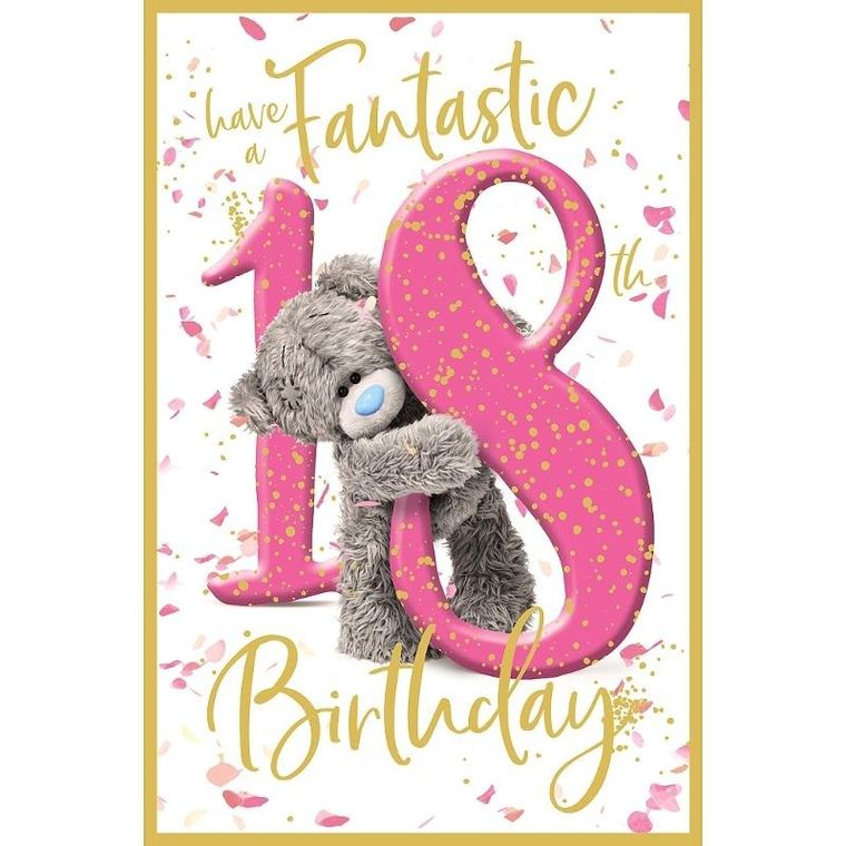 Carte Blanche, Greetings, karnet urodzinowy, Have a Fantastic 18th Birthday, 203-127 cm