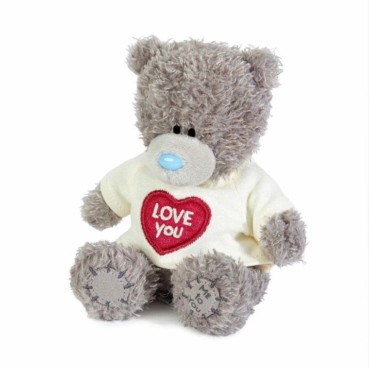 Carte Blanche, Me to You, maskotka w sweterku, Miś Tatty Teddy, Love You, 11 cm