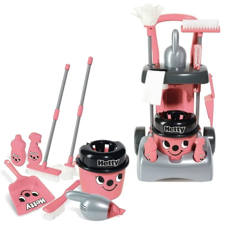 Casdon, Hetty Deluxe, wózek do sprzątania z odkurzaczem i mopem