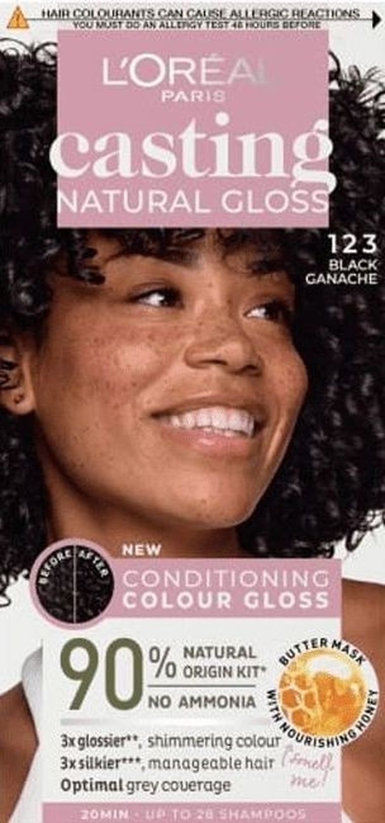 Casting Natural Gloss, krem koloryzujący, nr 123 Black ganache