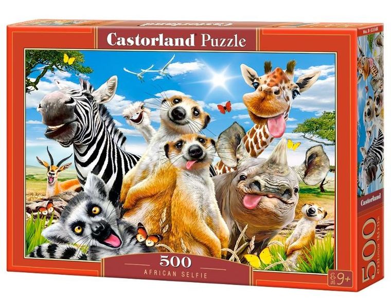 Castor, African Selfie, puzzle, 500 elementów