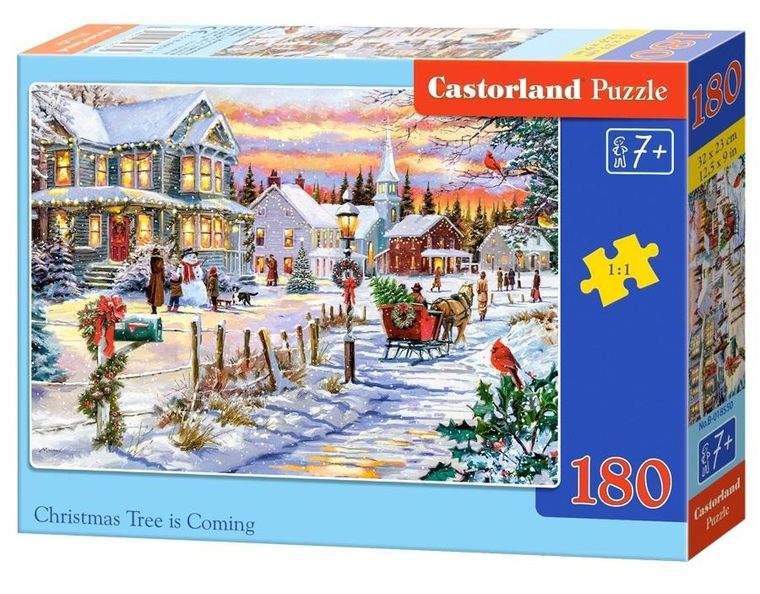 Castor, Christmas Tree is Coming, puzzle, 180 elementów