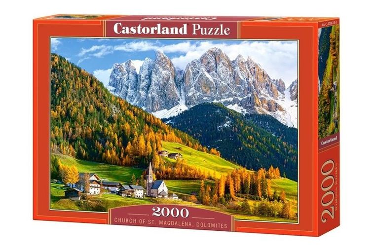 Castor, Church Of St. Magdalena, Dolomites, puzzle 2000 elementów