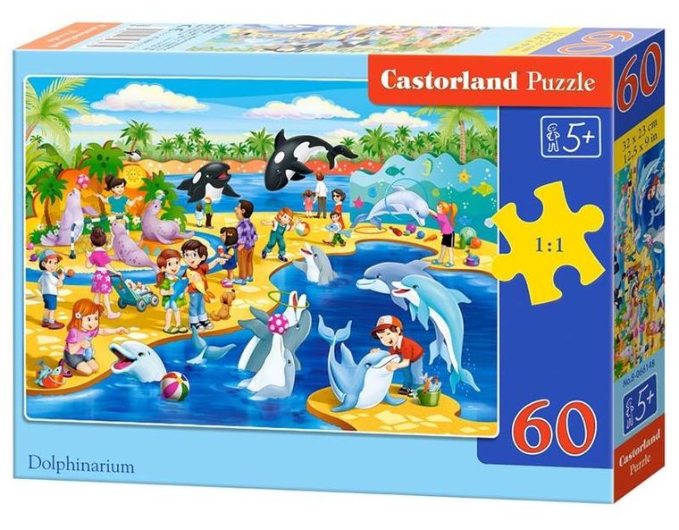 Castor, Dolphinarium, puzzle, 60 elementów