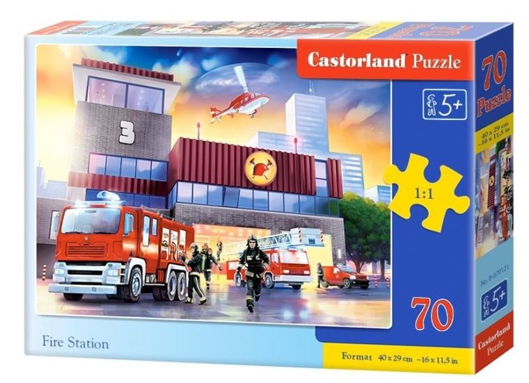 Castor, Fire Station, puzzle, 70 elementów