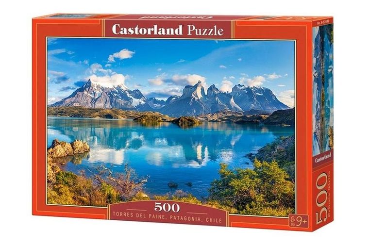 Castor, Góry Torres Del Paine Patagonia Chile, puzzle, 500 elementów