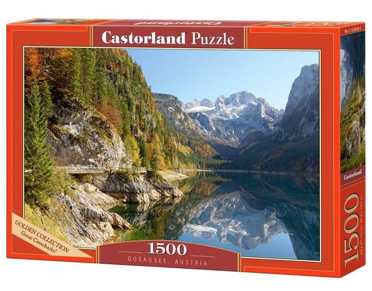 Castor, Gosausee, Austria, puzzle, 1500 elementów