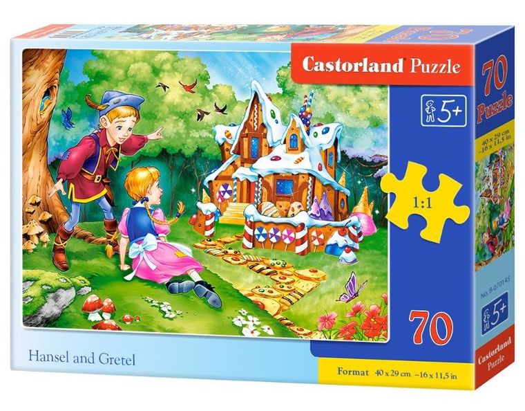 Castor, Hansel & Gretel, puzzle, 70 elementów