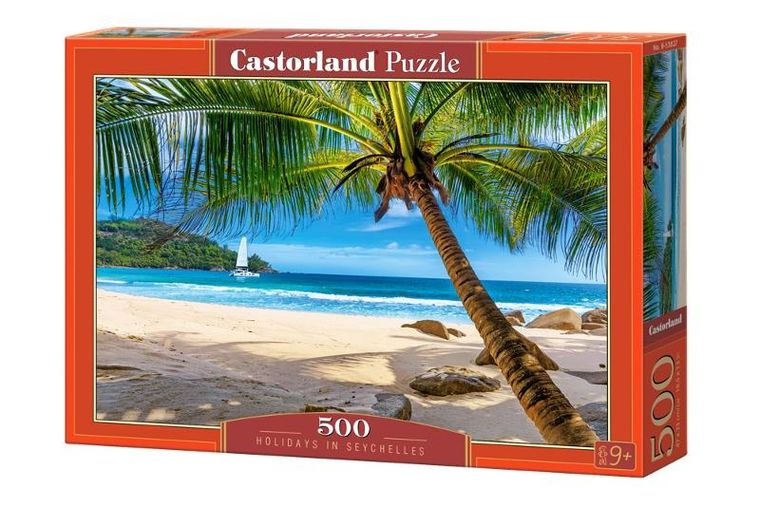 Castor, Holidays in Seychelles, puzzle, 500 elementów