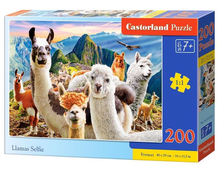 Castor, Llamas Selfie, puzzle, 200 elementów