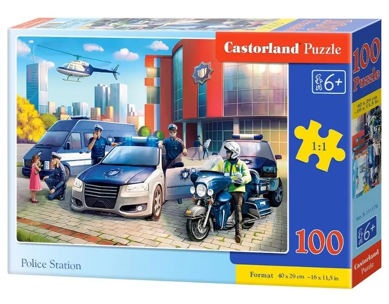 Castor, Police Station, puzzle, 100 elementów