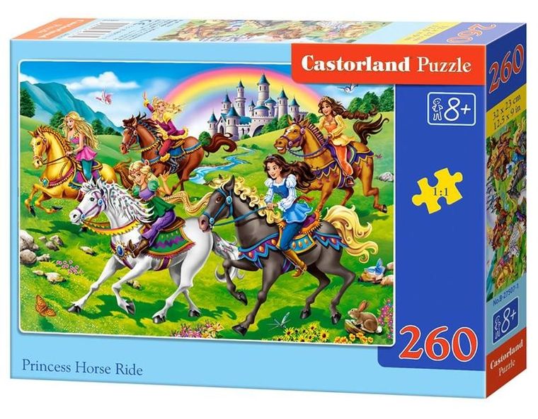 Castor, Princess Horse Ride, puzzle, 260 elementów