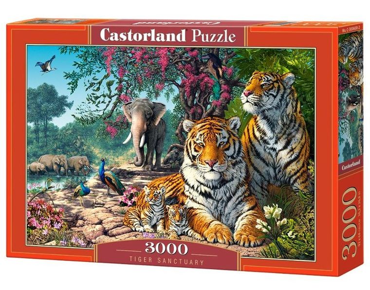 Castor, Tiger Sanctuary, puzzle, 3000 elementów