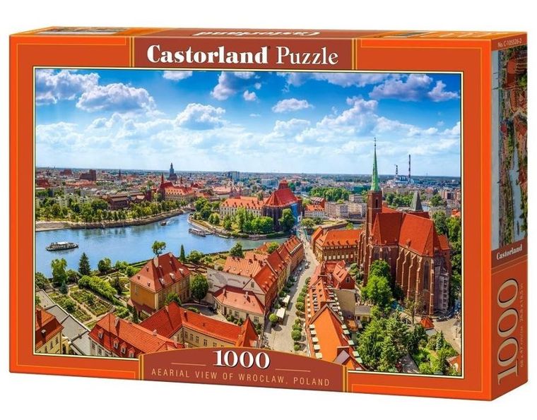 Castorland, Aearial View of Wroclaw Poland, puzzle, 1000 elementów