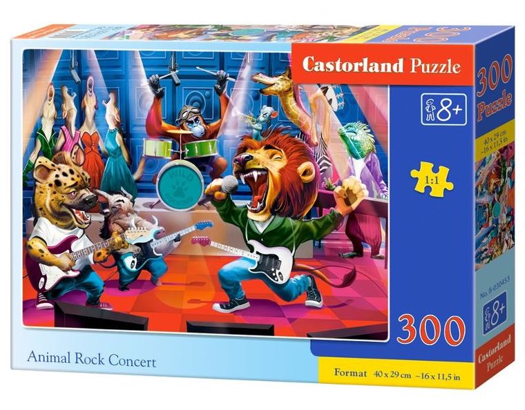 Castorland, Animal Rock Concert, puzzle, 300 elementów
