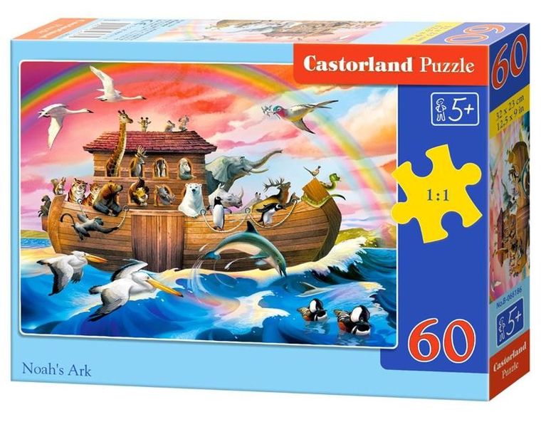 Castorland, Arka Noego, puzzle, 60 elementów