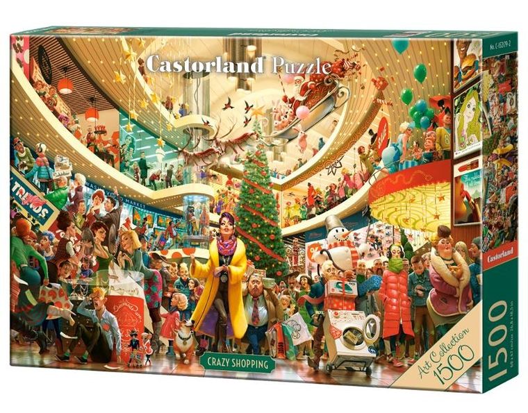 Castorland, Art Collection, Crazy Shopping, puzzle, 1500 elementów