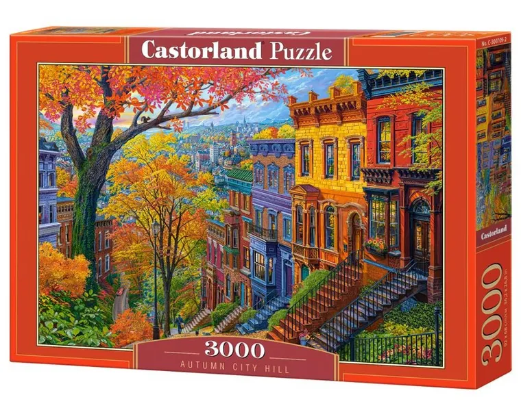 Castorland, Autumn City Hill, puzzle, 3000 elementów