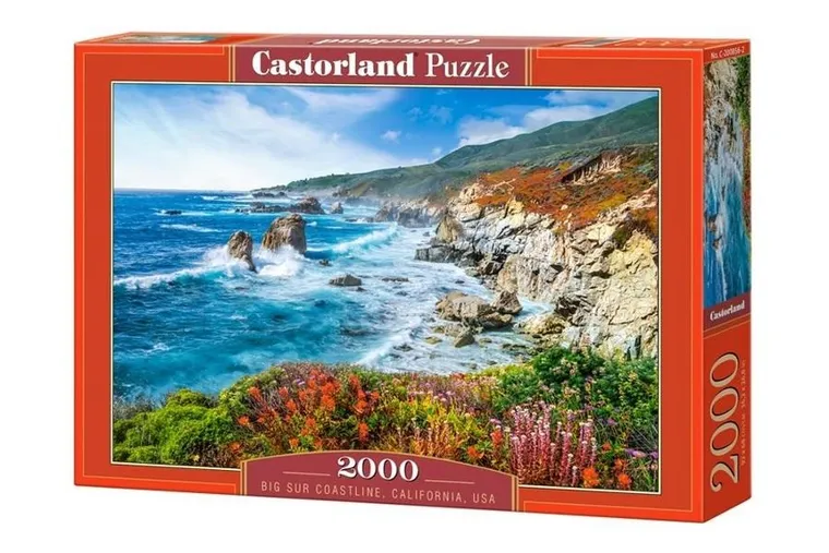 Castorland, Big Sur Coastline, California, USA, puzzle, 2000 elementów