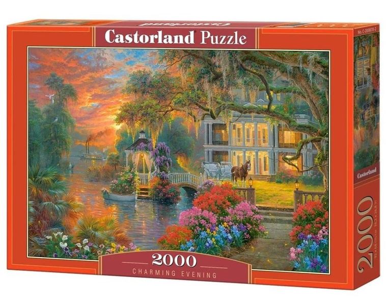 Castorland, Charming Evening, puzzle, 2000 elementów