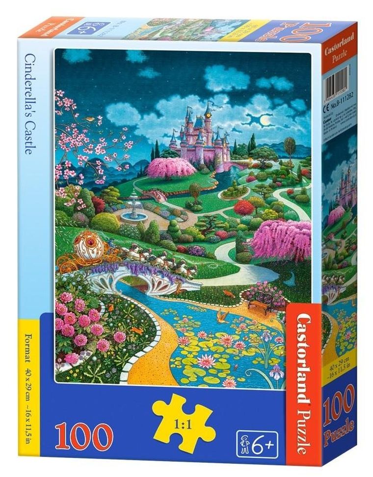 Castorland, Cinderella's Castle, puzzle, 100 elementów