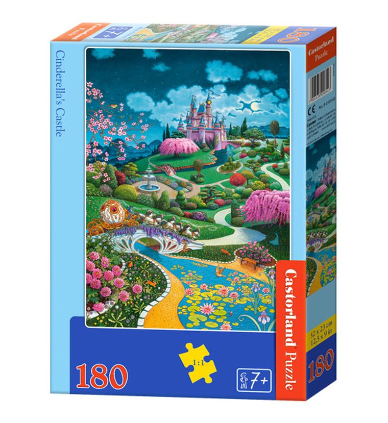 Castorland, Cinderella's Castle, puzzle, 180 elementów