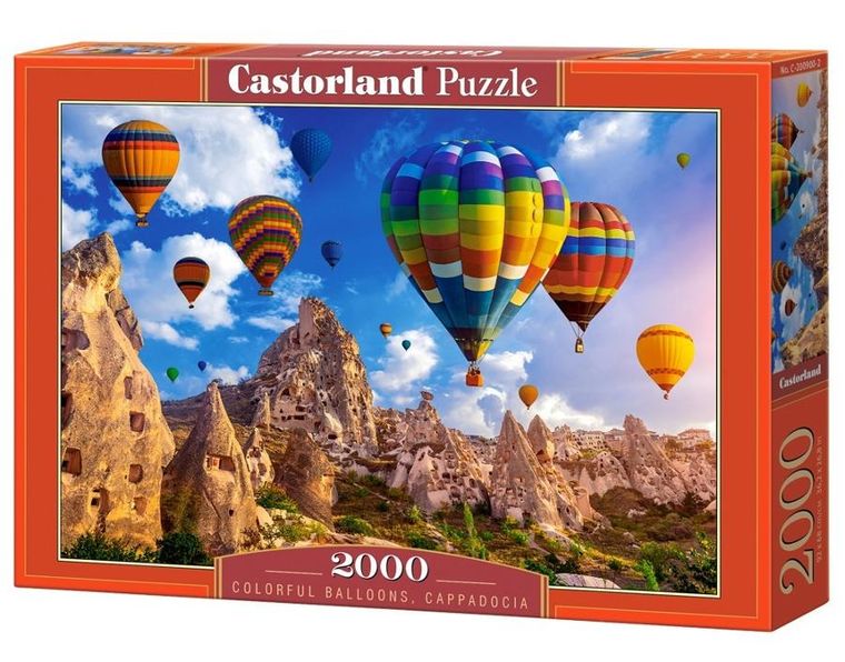 Castorland, Colorful Balloons, Cappadocia, puzzle, 2000 elementów