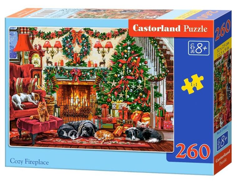 Castorland, Cozy Fireplace, puzzle, 260 elementów